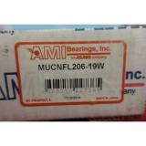 AMI Bearings Asahi MUCNFL206-19W  Set Screw Locking Two-Bolt Flange Unit