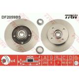 BRAKE DISC WITH BEARING TRW AUTOMOTIVE DF2059BS